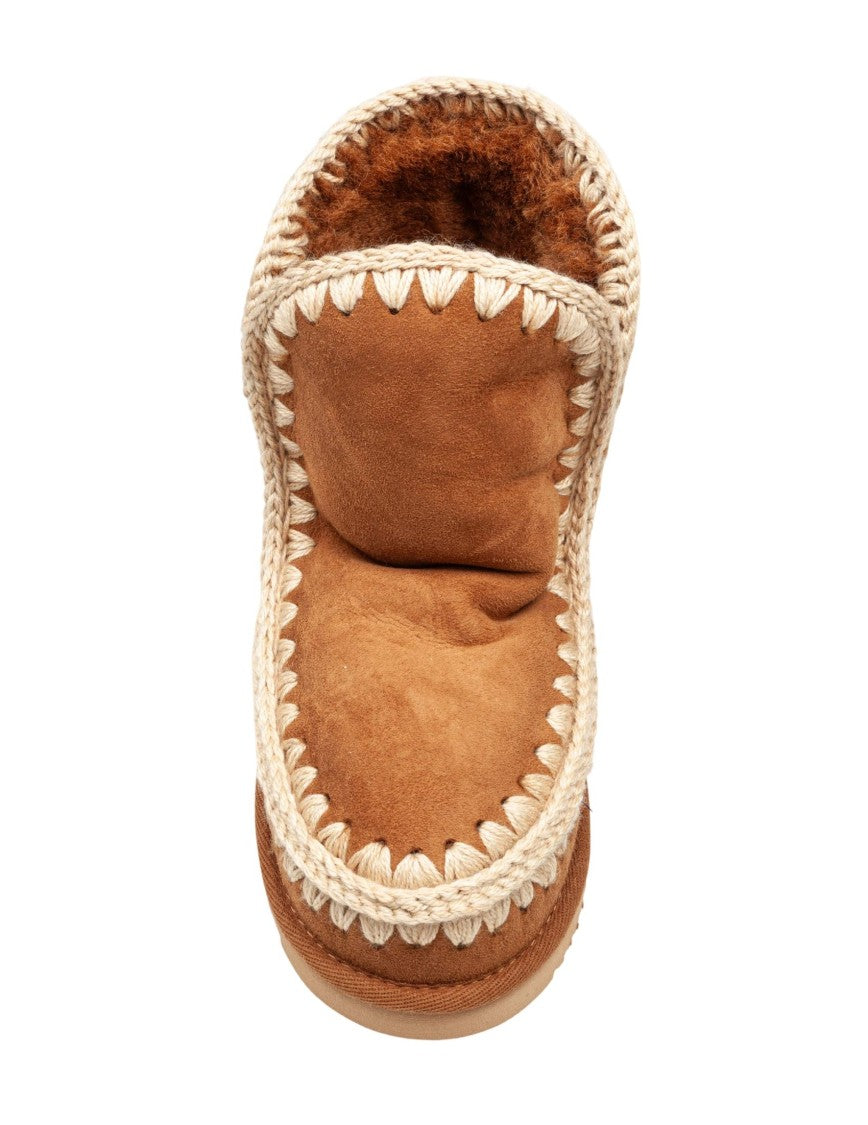 Mou Cognac Eskimo 18 Boot In Suede