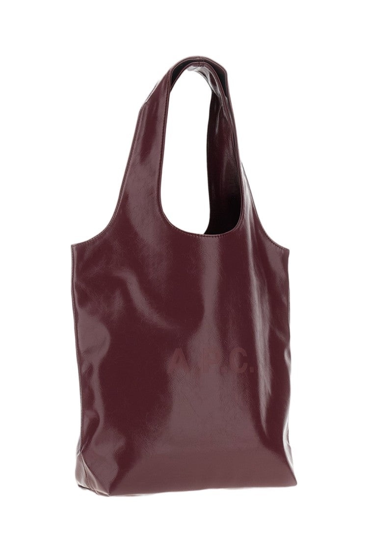 A.P.C. Small Eco-Friendly Tote Bag With Glossy Finish And Internal Pocket