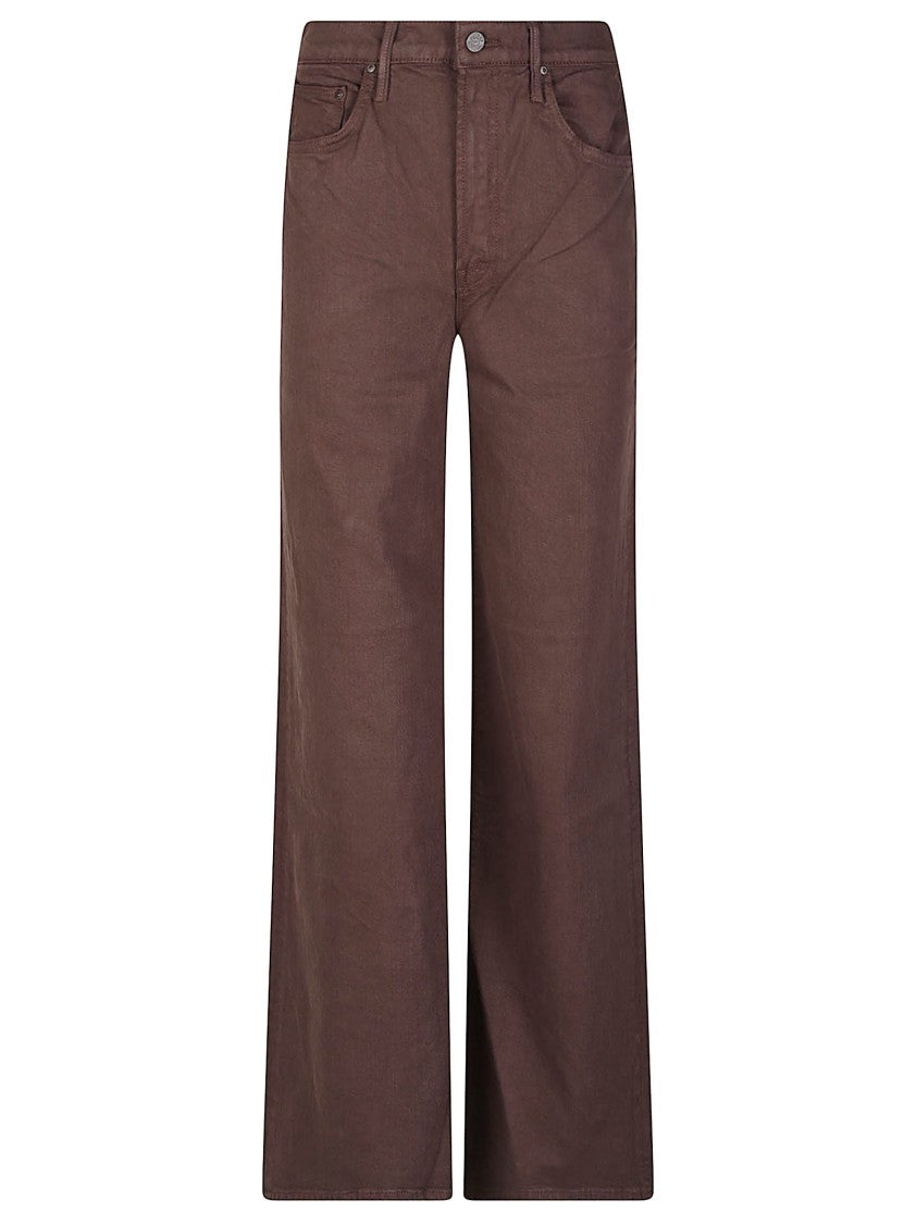 Mother The Undercover Sneak High-Waisted Wide-Leg Jeans