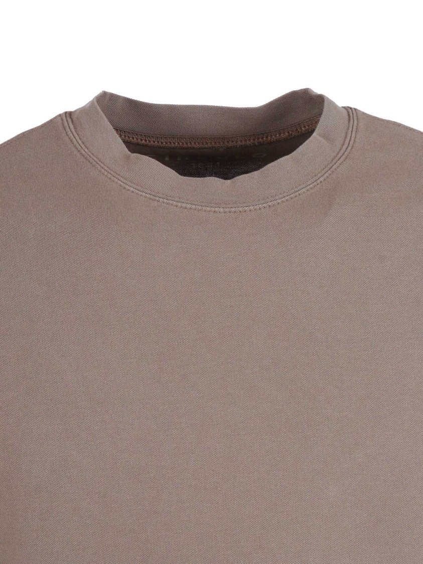 Circolo 1901 Taupe Relaxed Crew T-Shirt