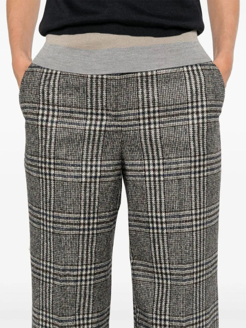 Lorena Antoniazzi Checkered Trousers