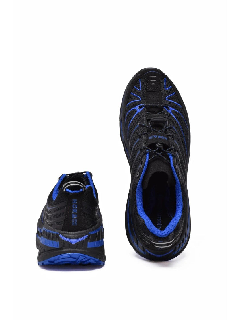 Hoka Black Rubber-Blend Performance Sneakers