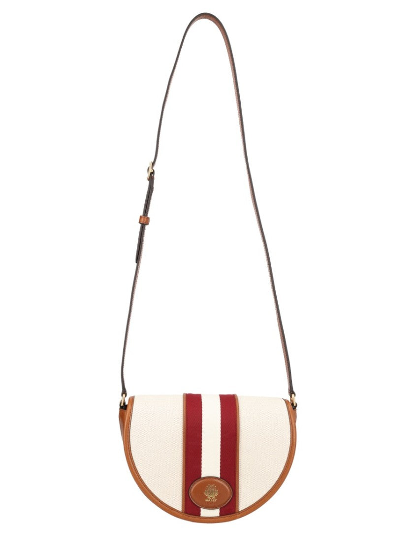 Bally Sign Round Semi-Circular Stripe Bag