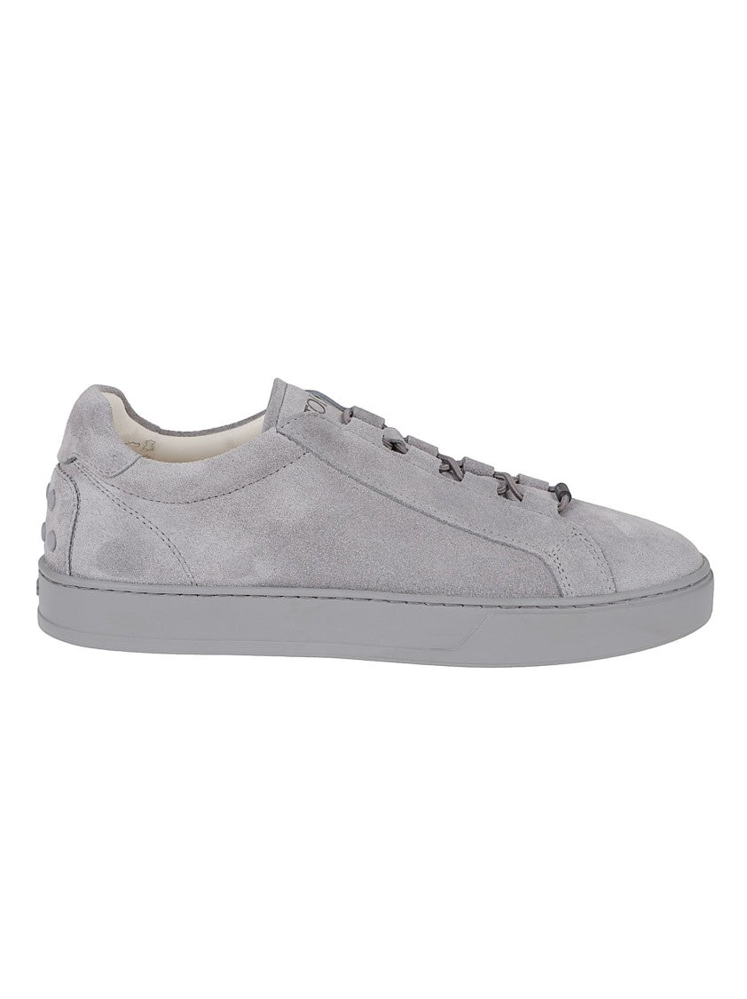 Tod's Calfskin Suede Low-Top Sneakers