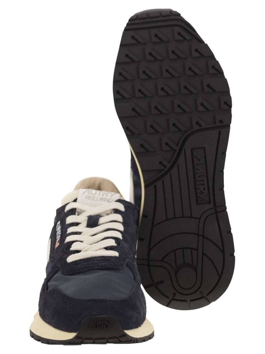 Autry Reelwind - Suede And Technical Textile Trainer