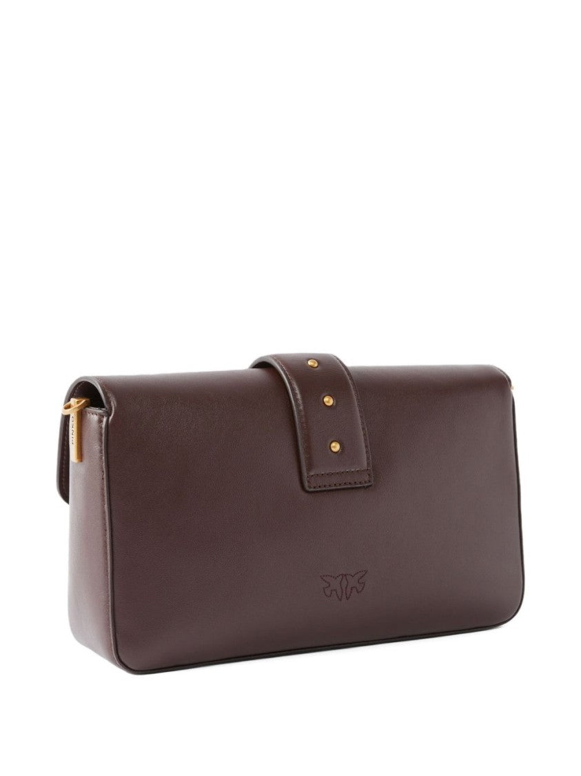 Pinko Rectangular Leather Shoulder Bag