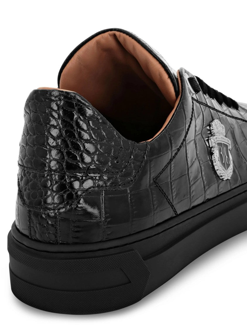 Billionaire Boys Club Logo-Patch Leather Sneakers