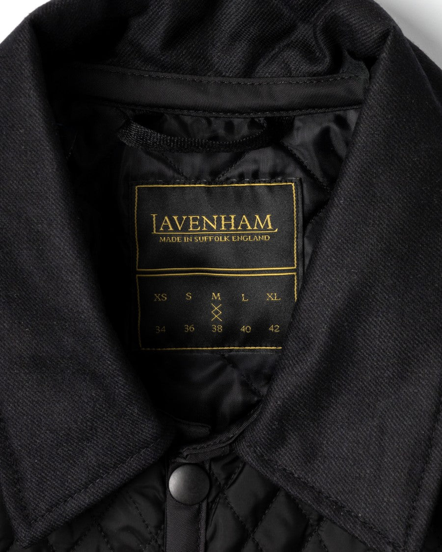 Lavenham Black Edition Quilted Oversized Jacket