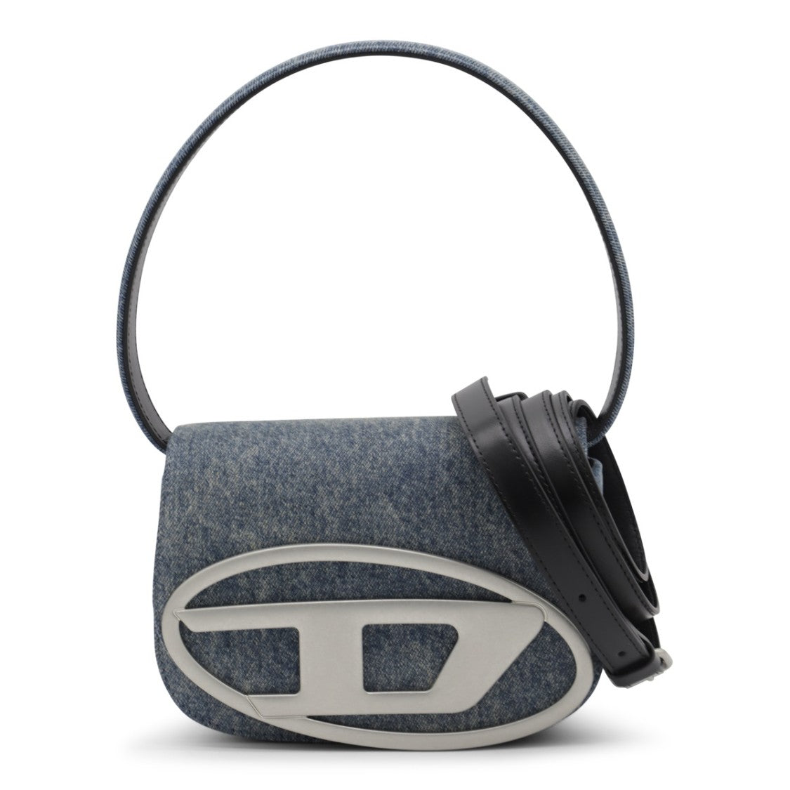 Diesel Bleached Denim 1Dr Shoulder Bag