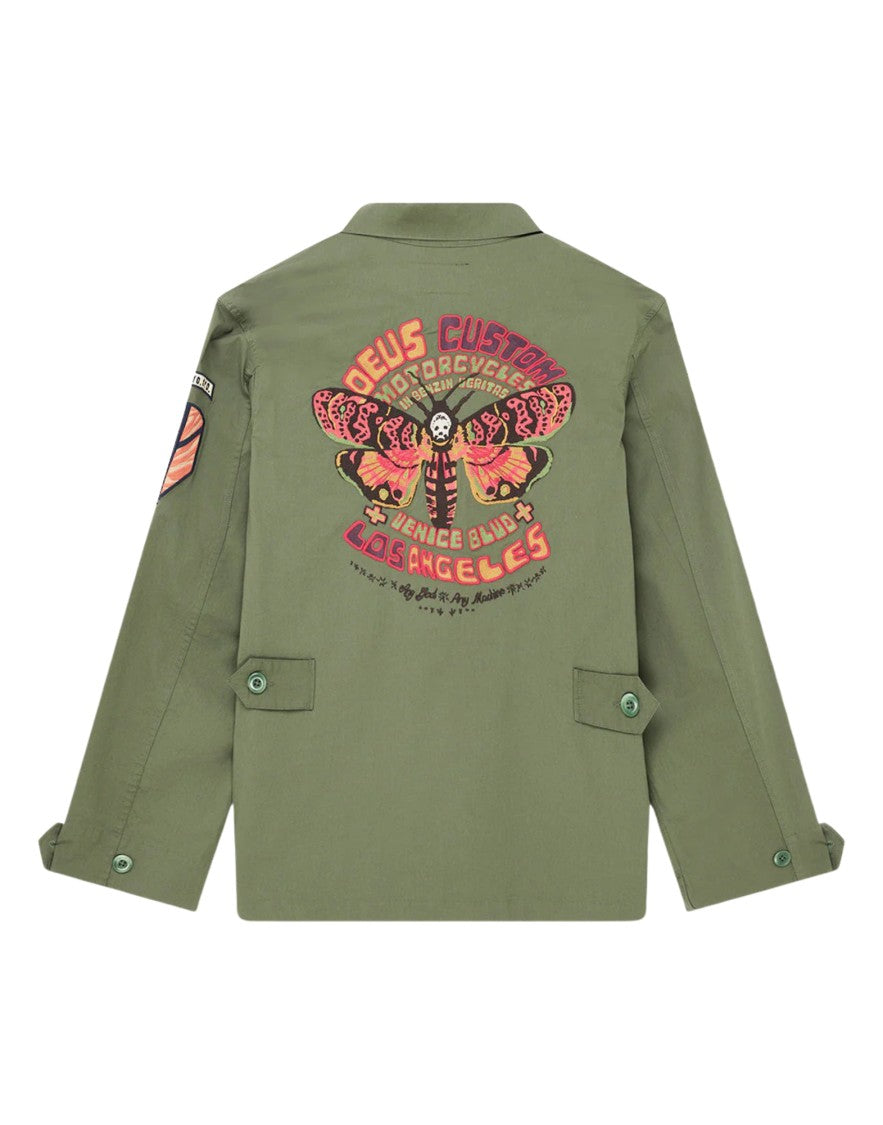 Deus Ex Machina Pine Green Power Overshirt