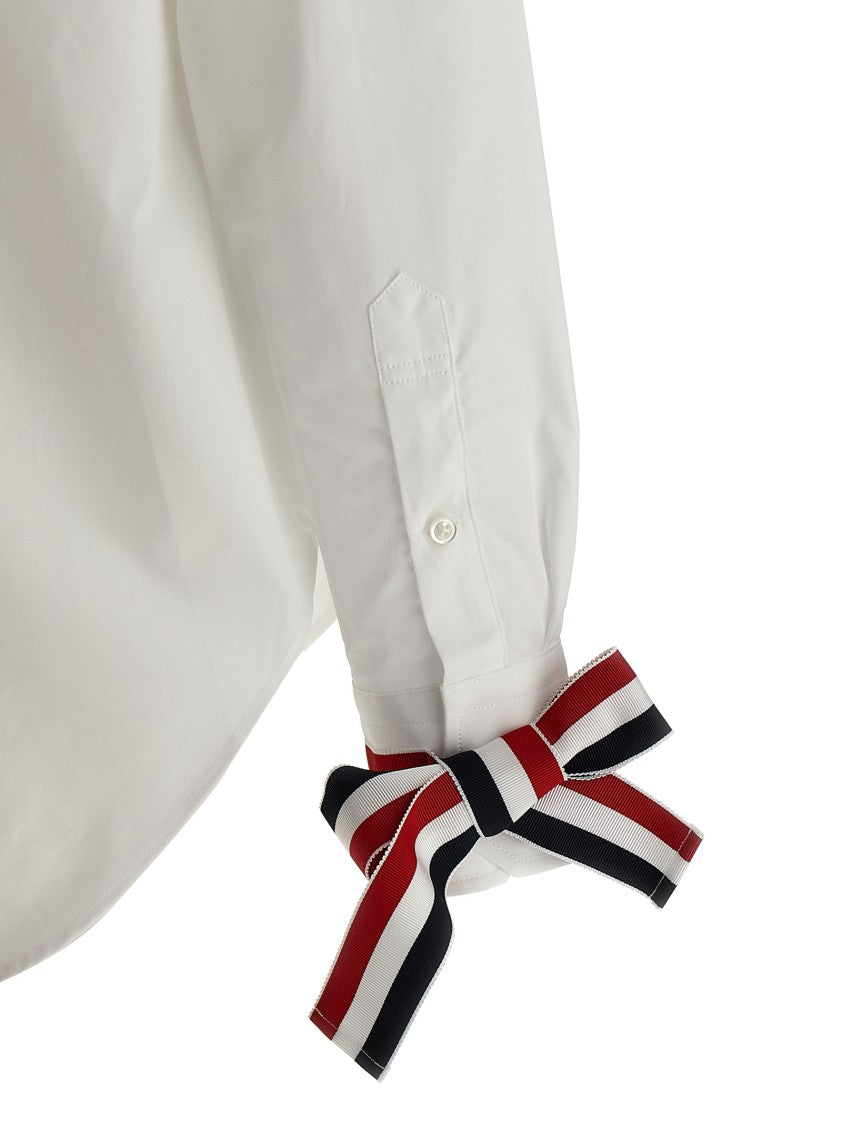 Thom Browne Rwb Tape Cuffs Shirt