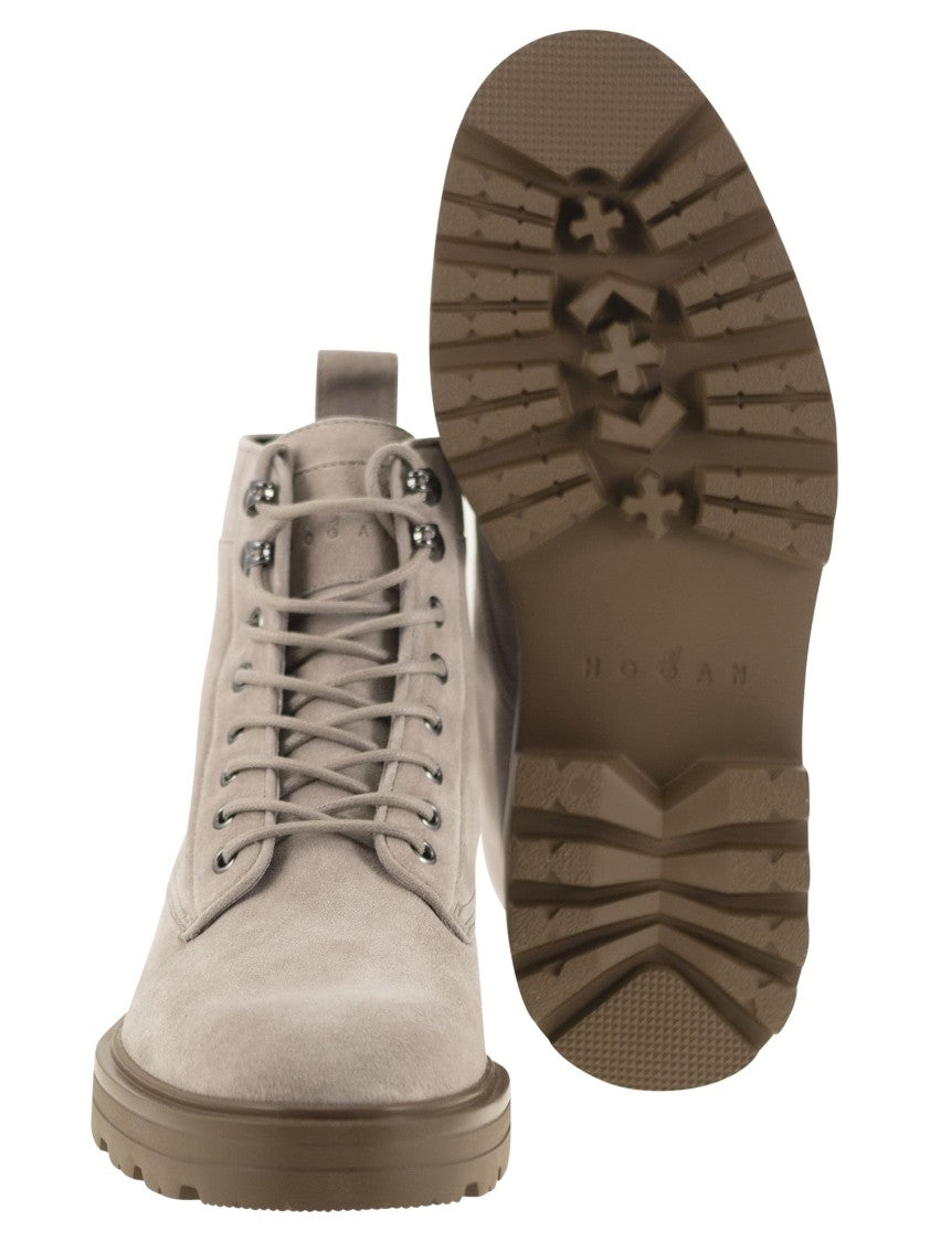 Hogan H673 Suede Boots