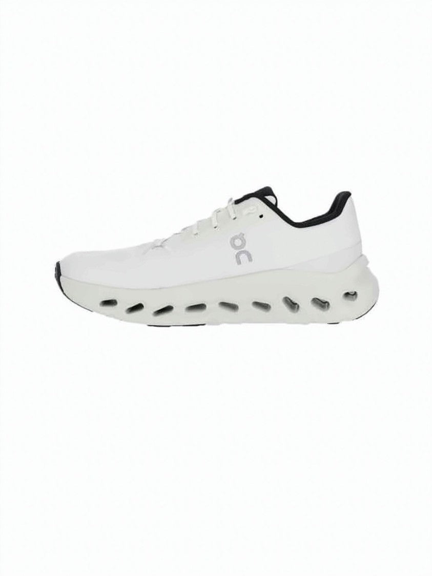 On Running Streamlined White Sneakers With Recycled Polyester Upper