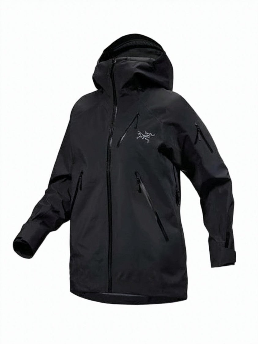 Arc'teryx Black Jacket With Functional Design