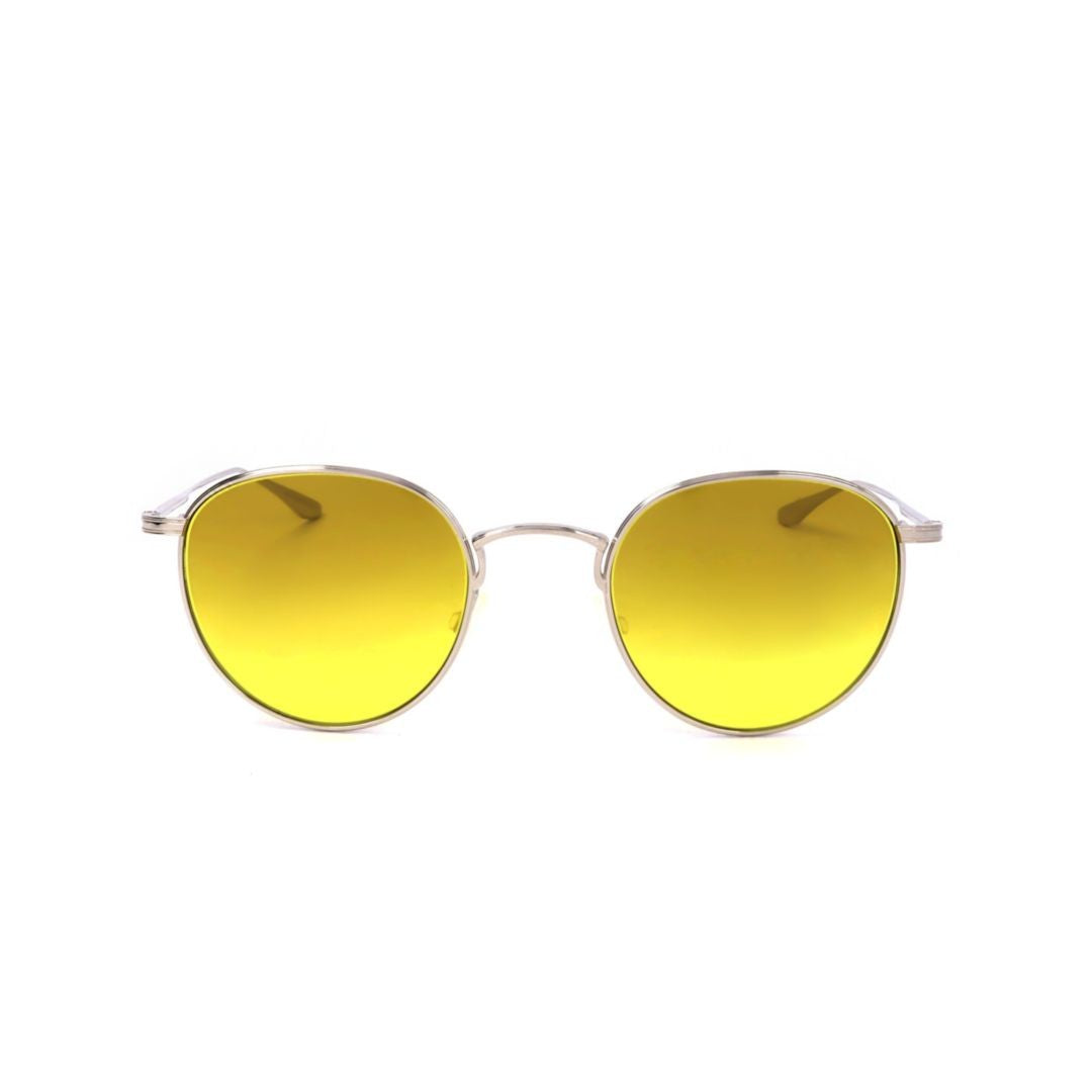Barton Perreira Bp0026 501Ye Metal Frame Sunglasses With Yellow Gradient Lenses