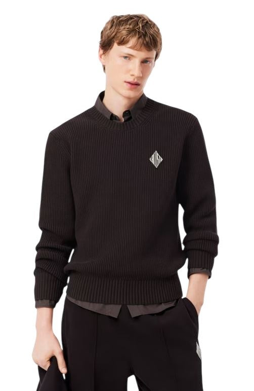 Lacoste Retro Crest Knit Sweater