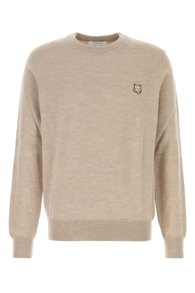 Maison Kitsuné Cappuccino Wool Sweater