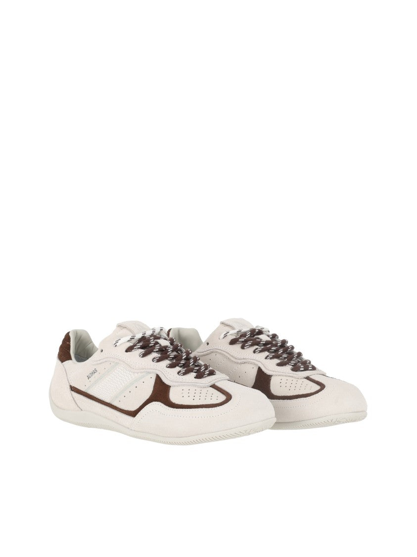 Alohas Cream Tb.91 Suede Leather Sneakers