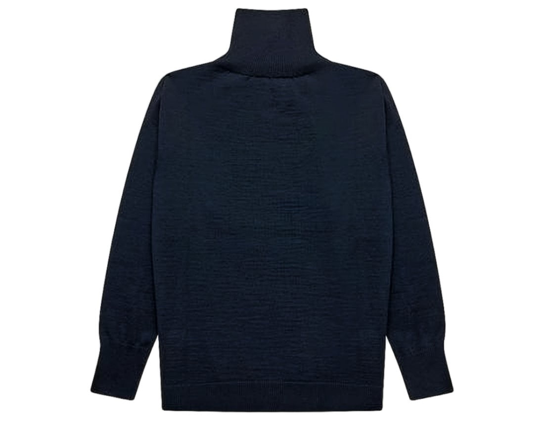 Andersen-Andersen Finely Knit Turtleneck Sweater In Pure Merino Wool