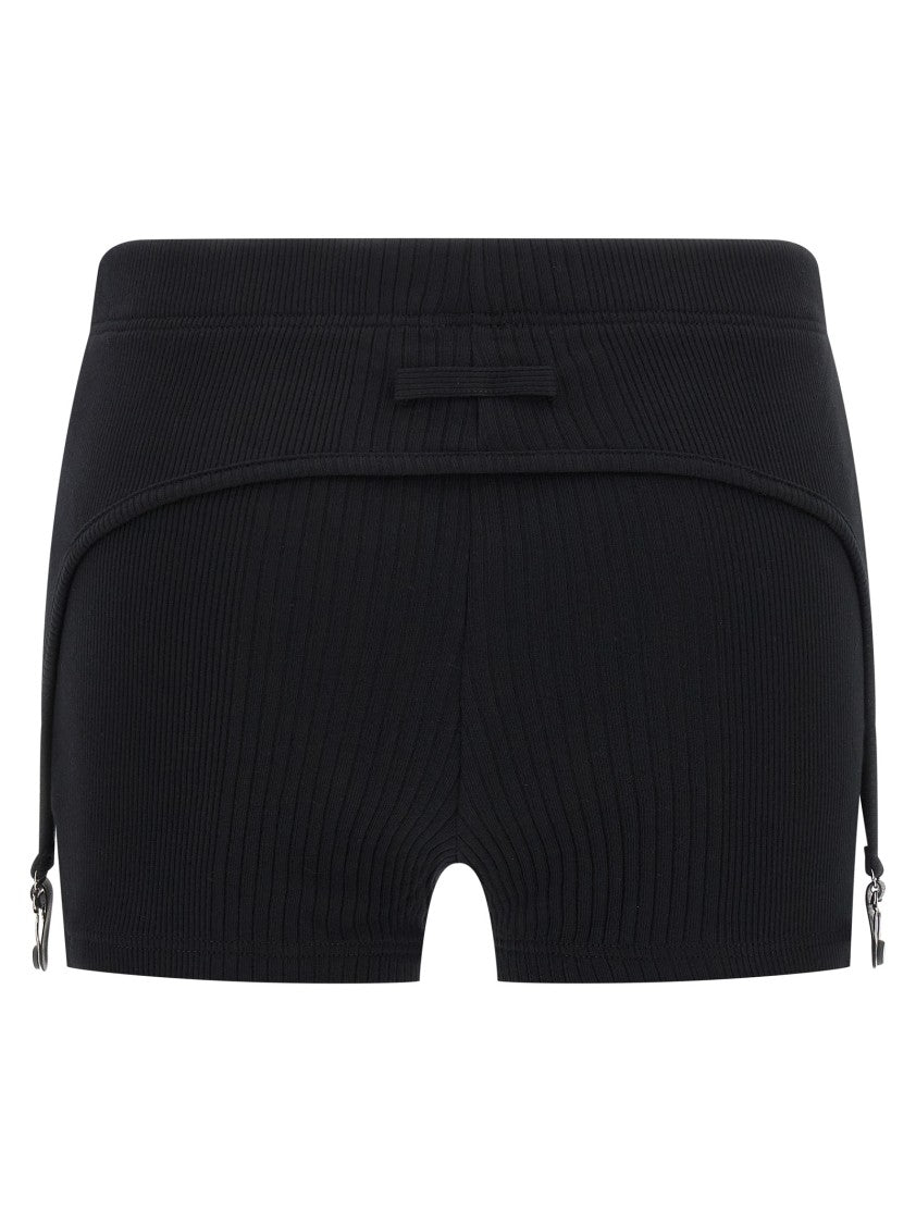 Jean Paul Gaultier 'The Black Garter' Shorts