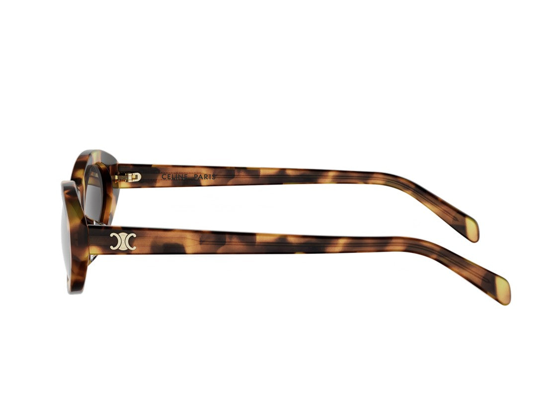 Celine Cl40353f Tortoiseshell Rounded Sunglasses