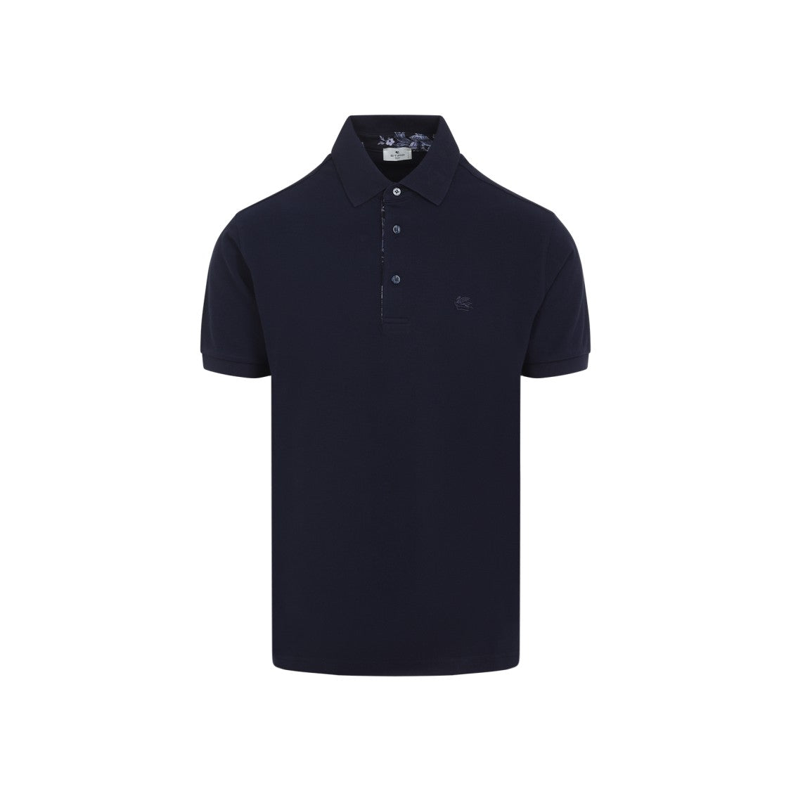 Etro Elegant Blue Cotton Polo