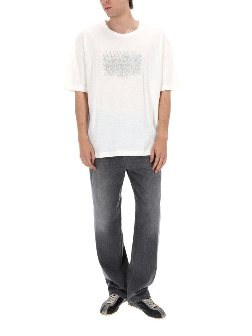 Maison Margiela Faded Black Subtle Whiskering Denim Jeans