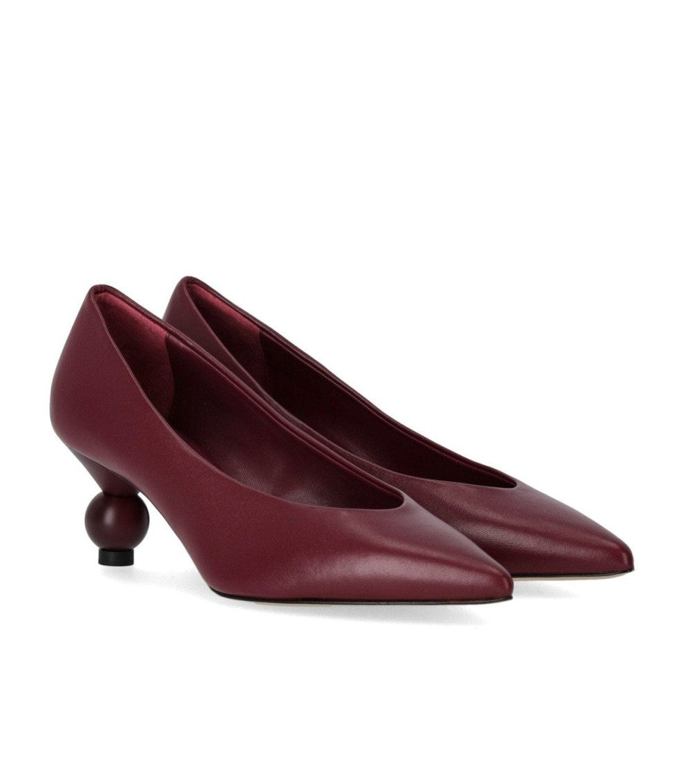 Max Mara Renza Burgundy Pump