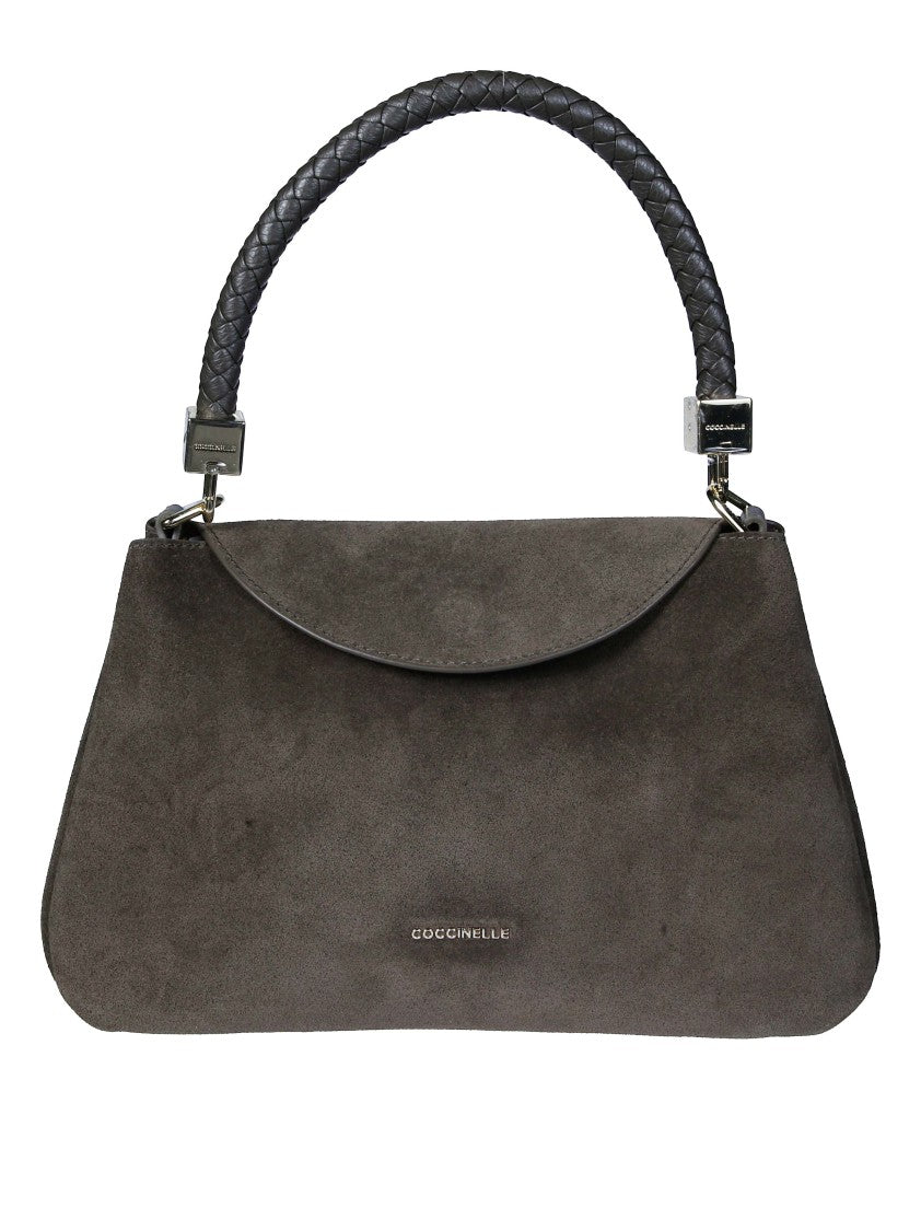 Coccinelle Tiggy Suede Trapezoidal Shoulder Bag