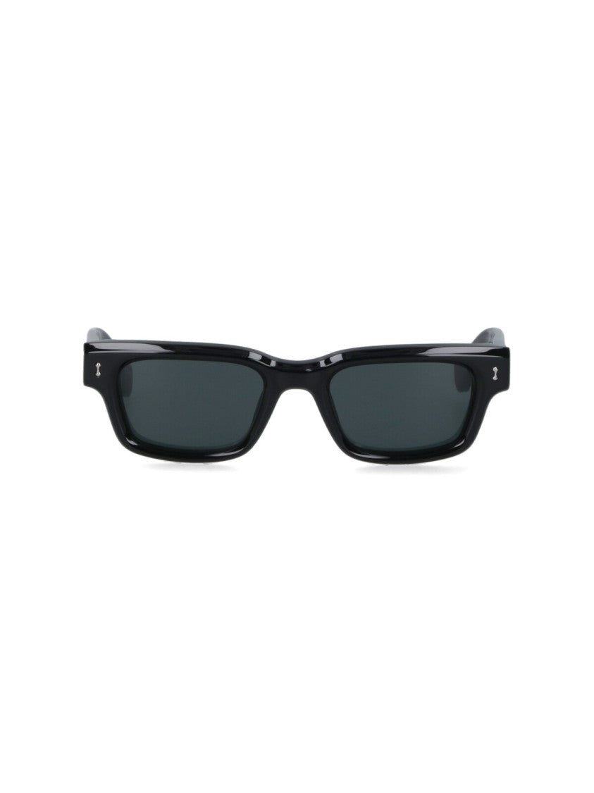 Chimi Minimalist Black Frame Sunglasses With Dark-Tinted Lenses