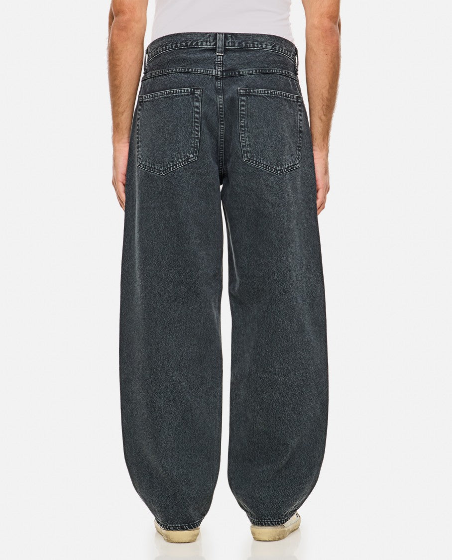 Agolde Faded Relaxed Wide-Leg Fusion Jeans