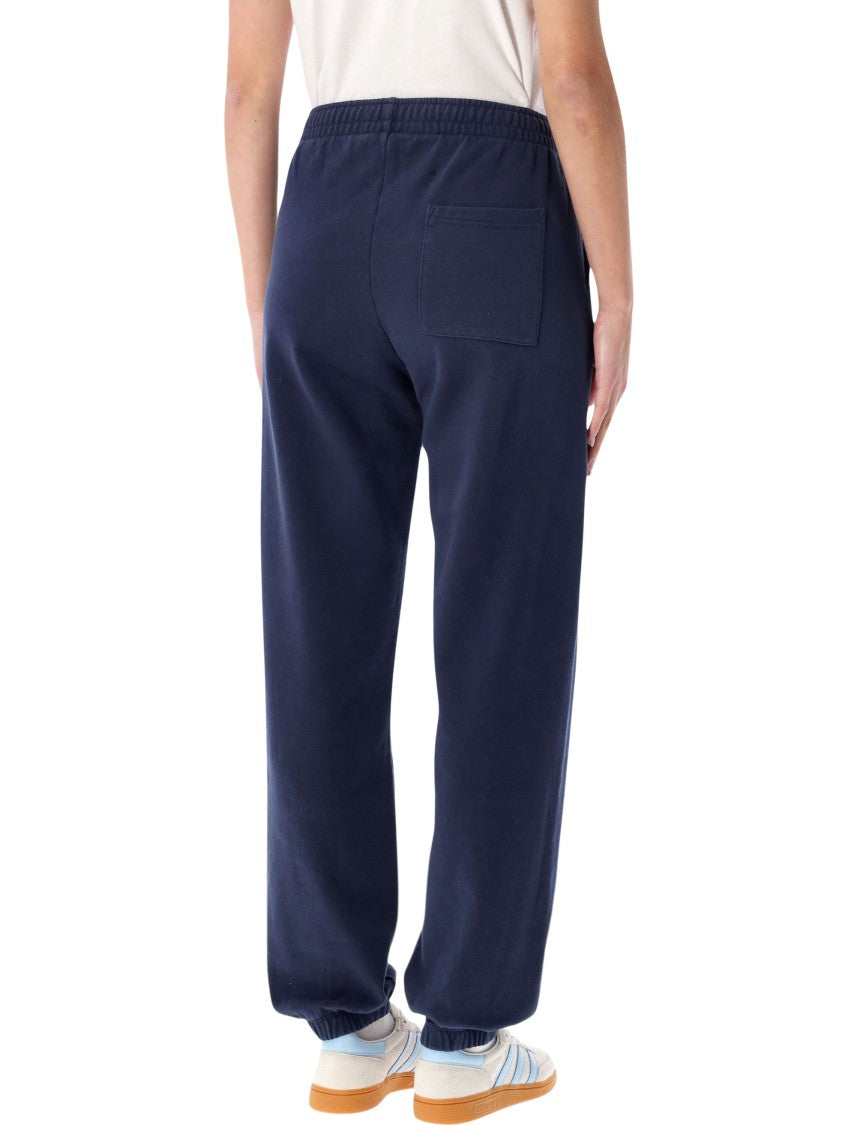 Sporty And Rich S&R Ivy Sweatpants In Navy Blue