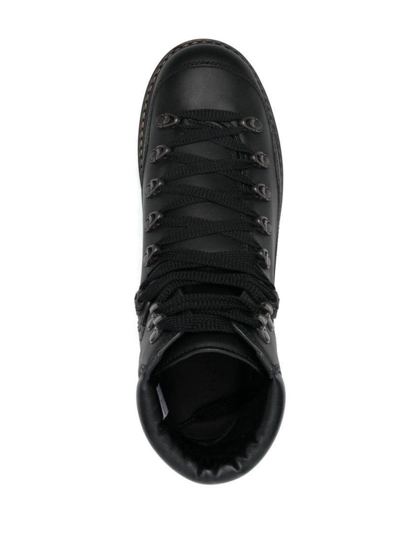Moncler Black Ankle Boots
