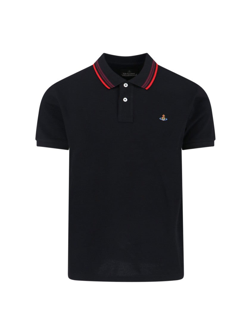 Vivienne Westwood 'Orb' Polo – White & Red