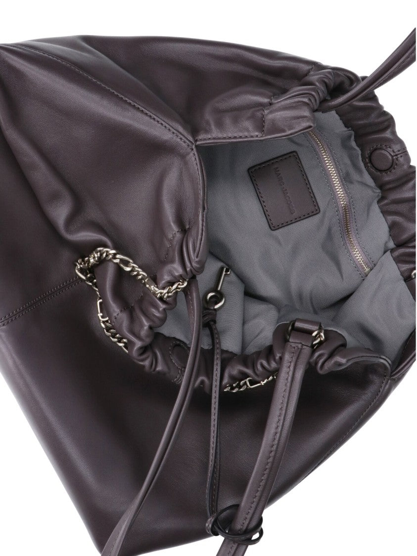 Marc Jacobs Grey The Cristina Silver Hardware Calfskin Tote Bag