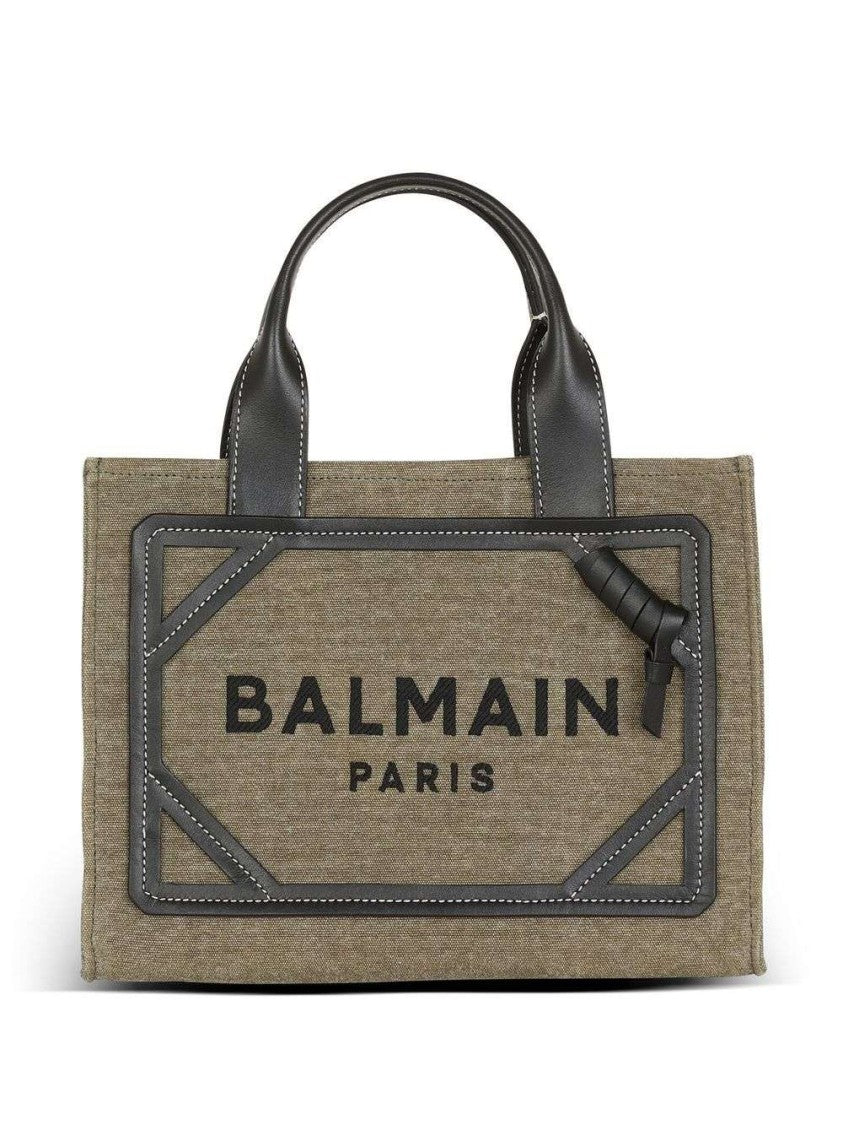 Balmain Small B-Army Logo Tote Bag