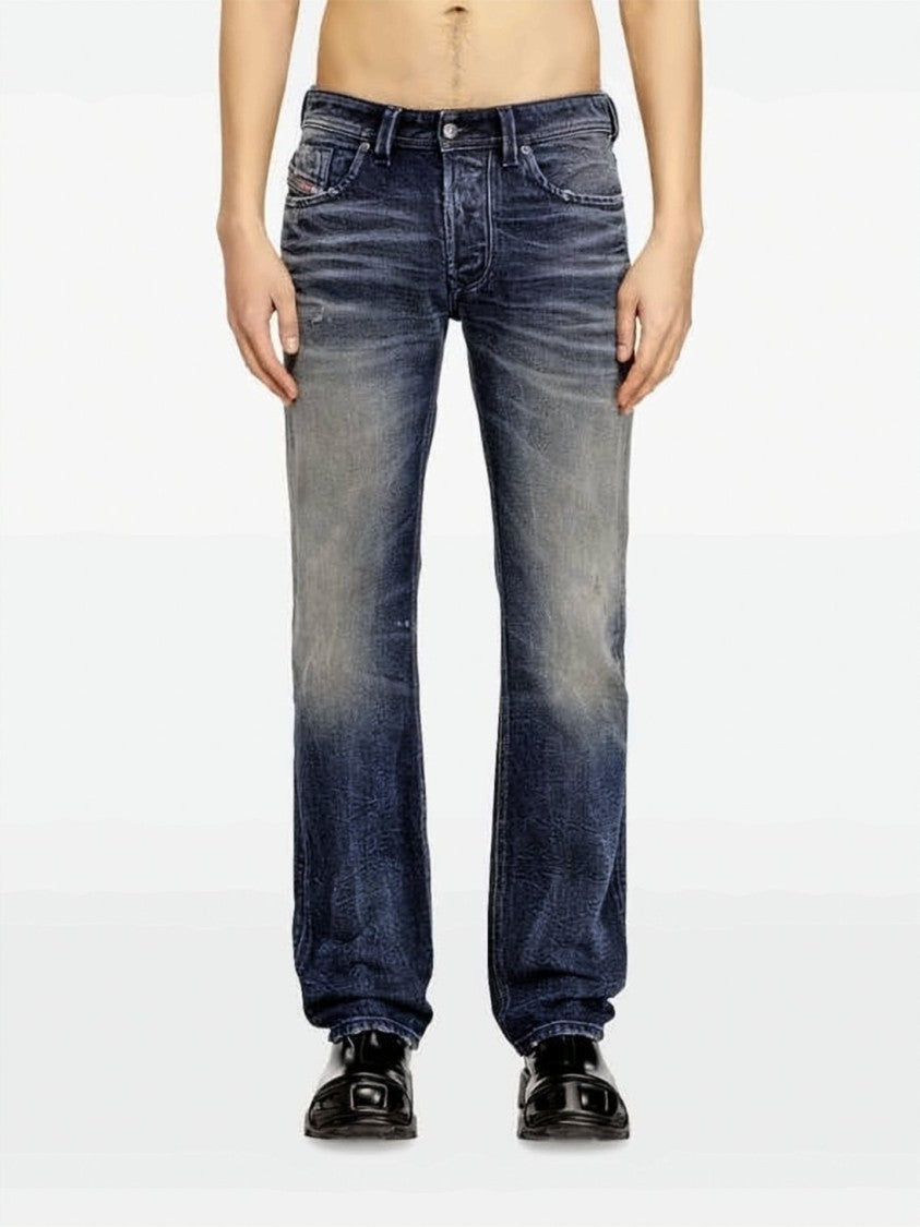 Diesel Regular Fit Denim Jeans With Classic Five-Pocket Design