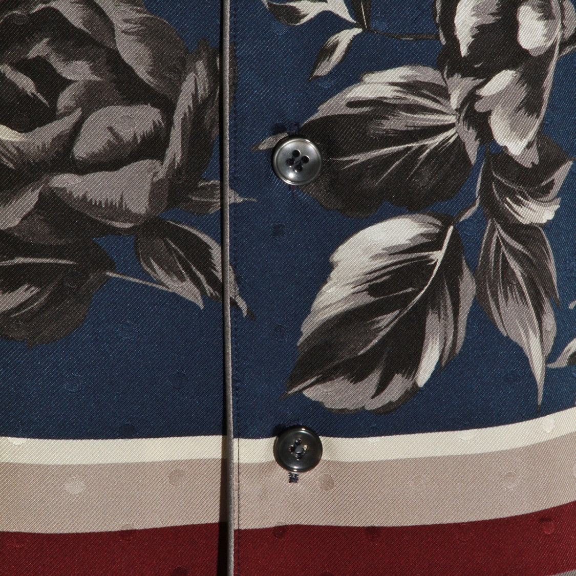 Dolce & Gabbana Floral Short-Sleeve Shirt With Contrasting Collar