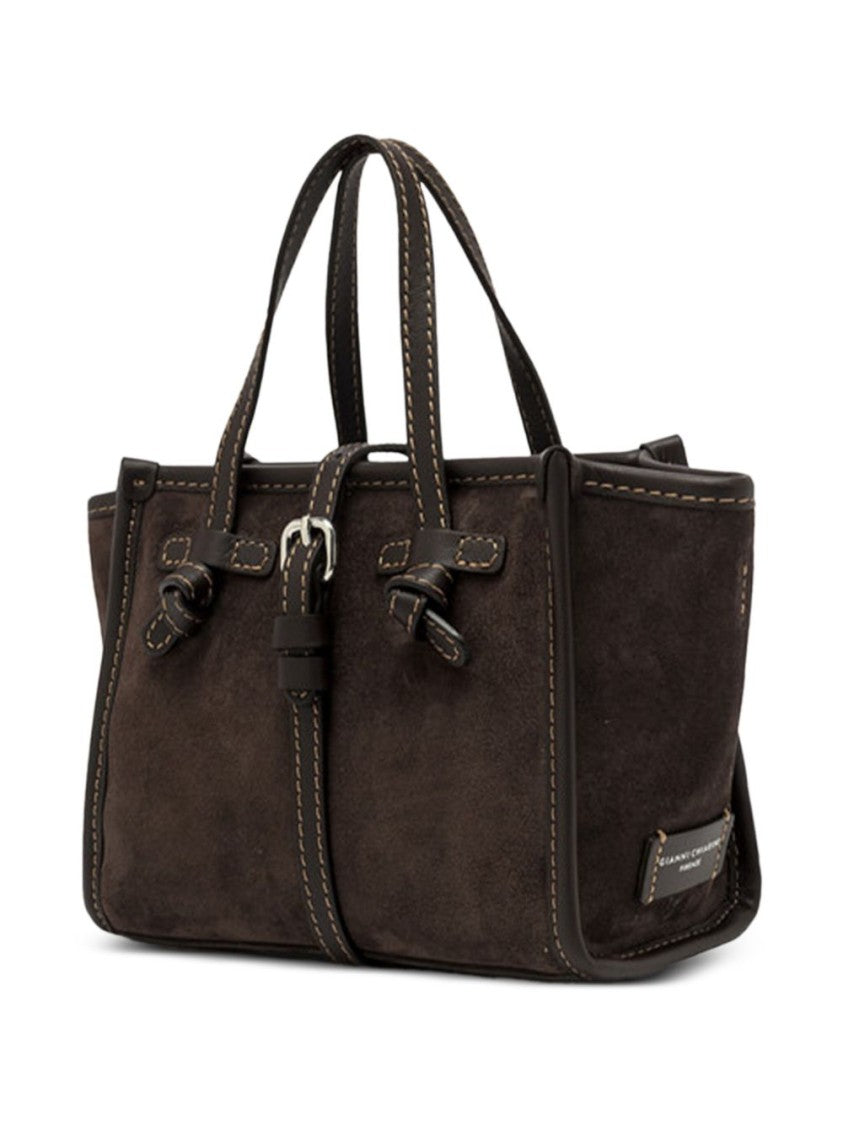 Gianni Chiarini Structured Calf Leather Shopper Bag