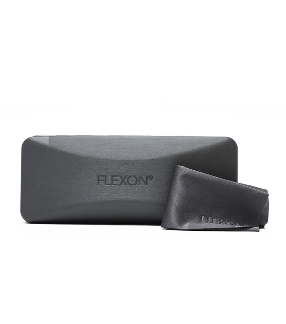 Flexon Ep8002 Translucent Dark Pattern Square-Rounded Sunglasses