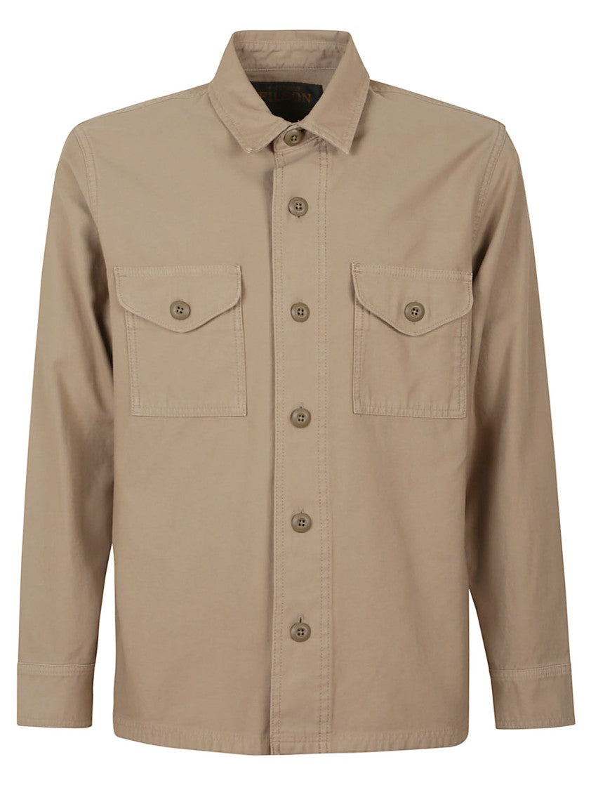 Filson Khaki Cotton Overshirt