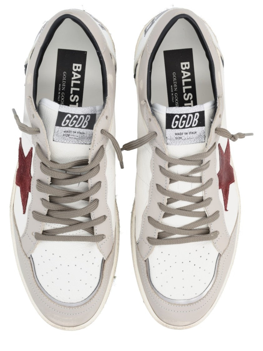 Golden Goose Ballstar Goat Leather Star Overlays Sneakers