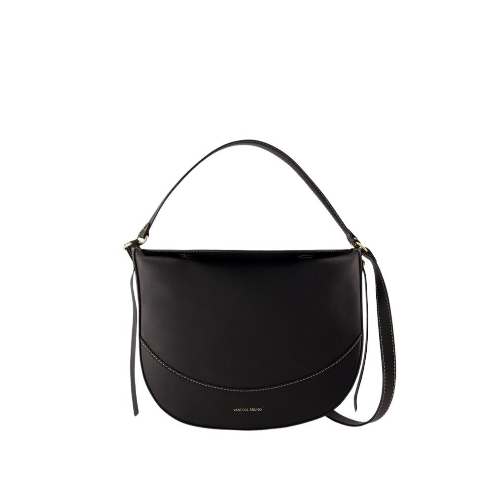 Vanessa Bruno Daily Bag Crossbody - Leather - Black