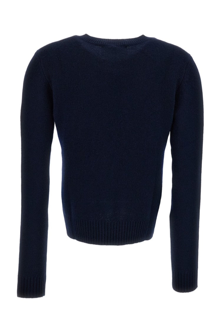 Lisa Yang Blue Mable Mid-Weight Cashmere Sweater