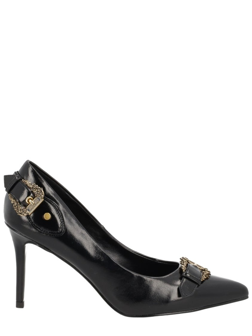 Versace Jeans Couture Pointed Toe Black Pumps