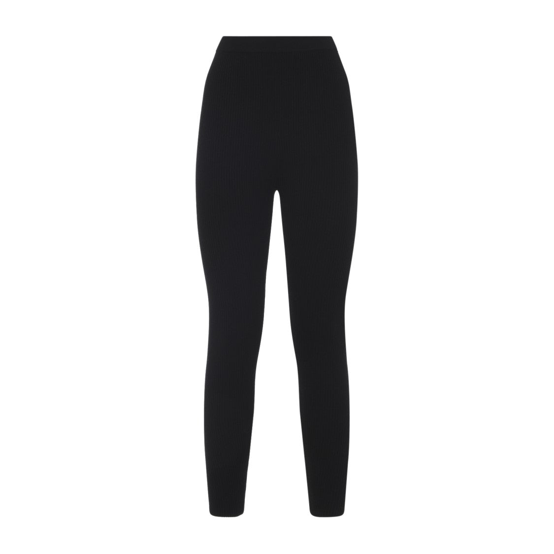 Yves Salomon Black Wool Leggings