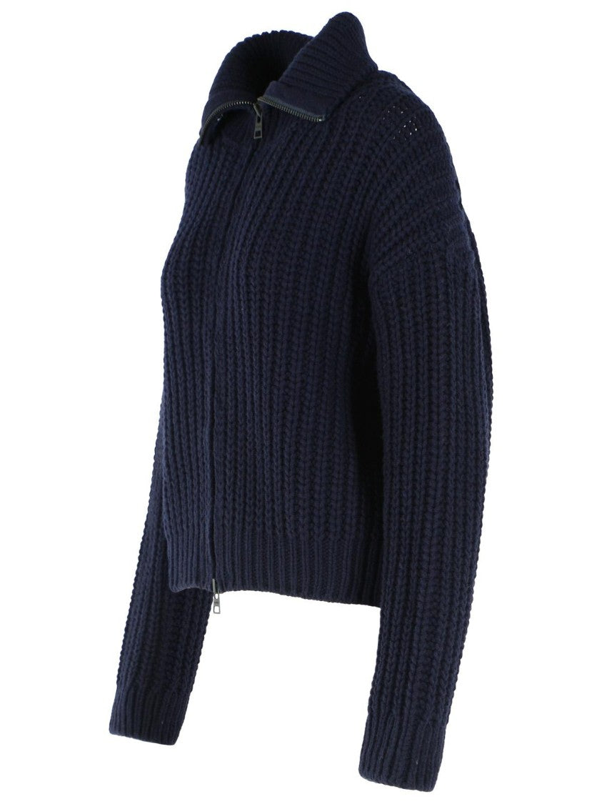 Closed Navy Wool Cardigan
