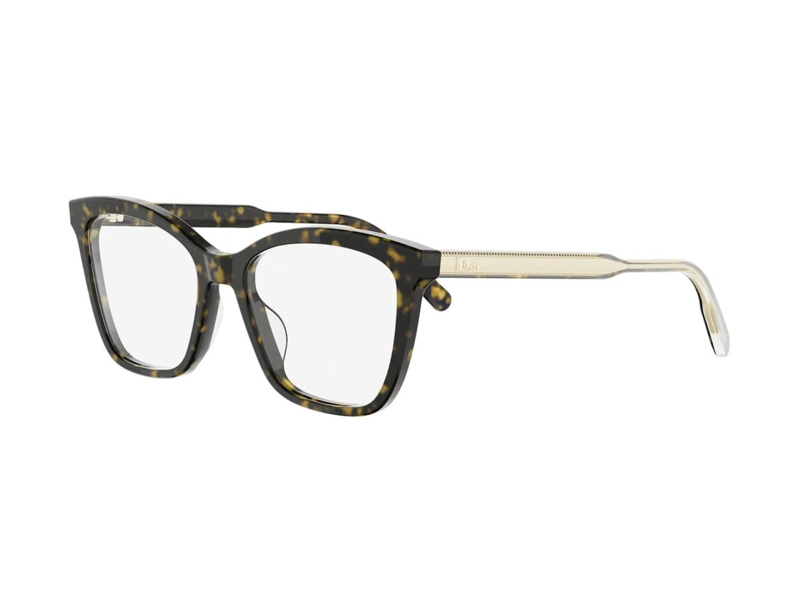 Dior Tortoiseshell Cd50151i Textured Eyeglasses
