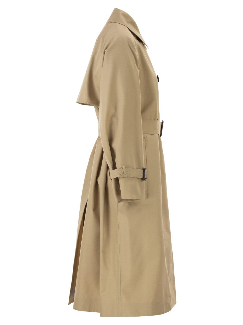 Max Mara Wkdcanasta - Reversible Trench Coat In Water-Repellent Gabardine