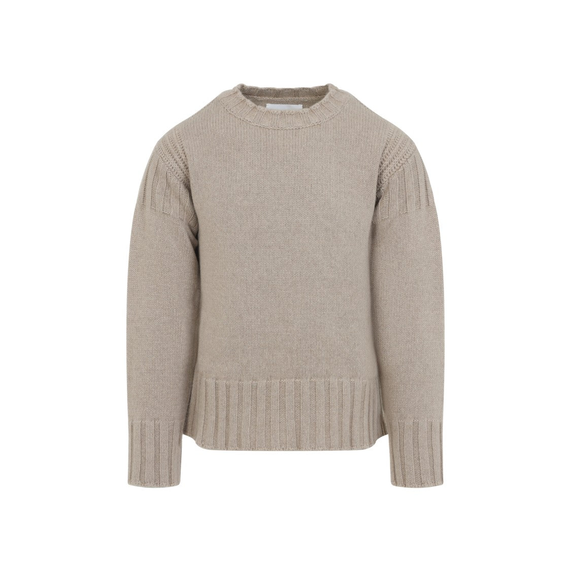 Jil Sander Sand Stone Cashmere Long Sleeves Cn Sweater